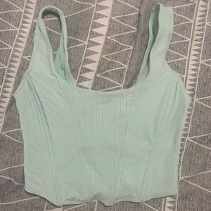 Light green Tank/Corset top